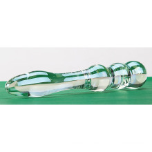 Sex Toy Glass Dildo Real Feeling para mujeres Ij-S10024